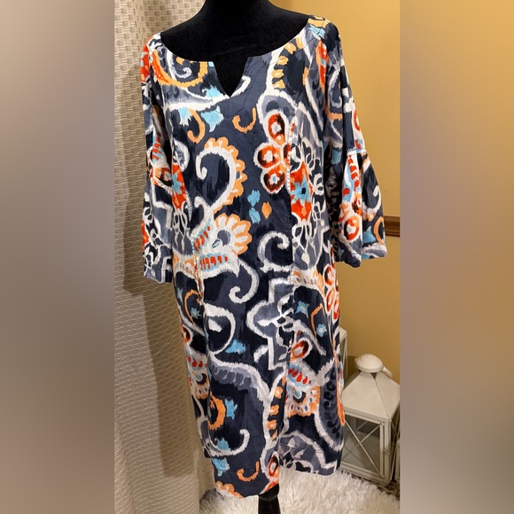 Uncle Frank Dresses & Skirts - Uncle Frank Vibrant Long Sleeve Dress